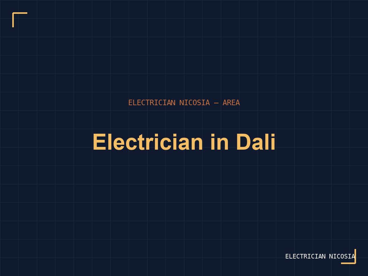Electrician in Dali, Nicosia