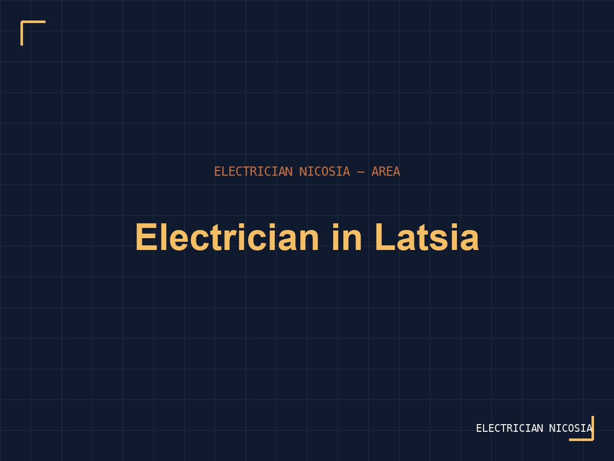 Electrician in Latsia, Nicosia